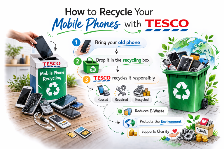 How to Recycle Your Mobile Phones with Tesco