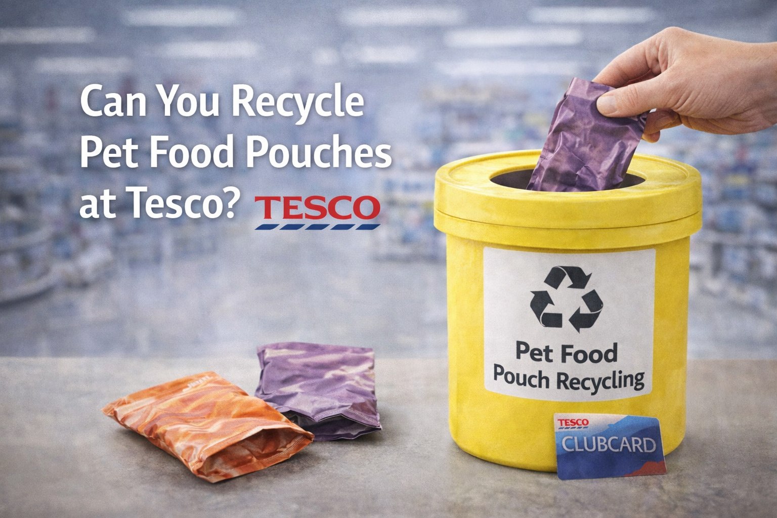 Can You Recycle Pet Food Pouches at Tesco?