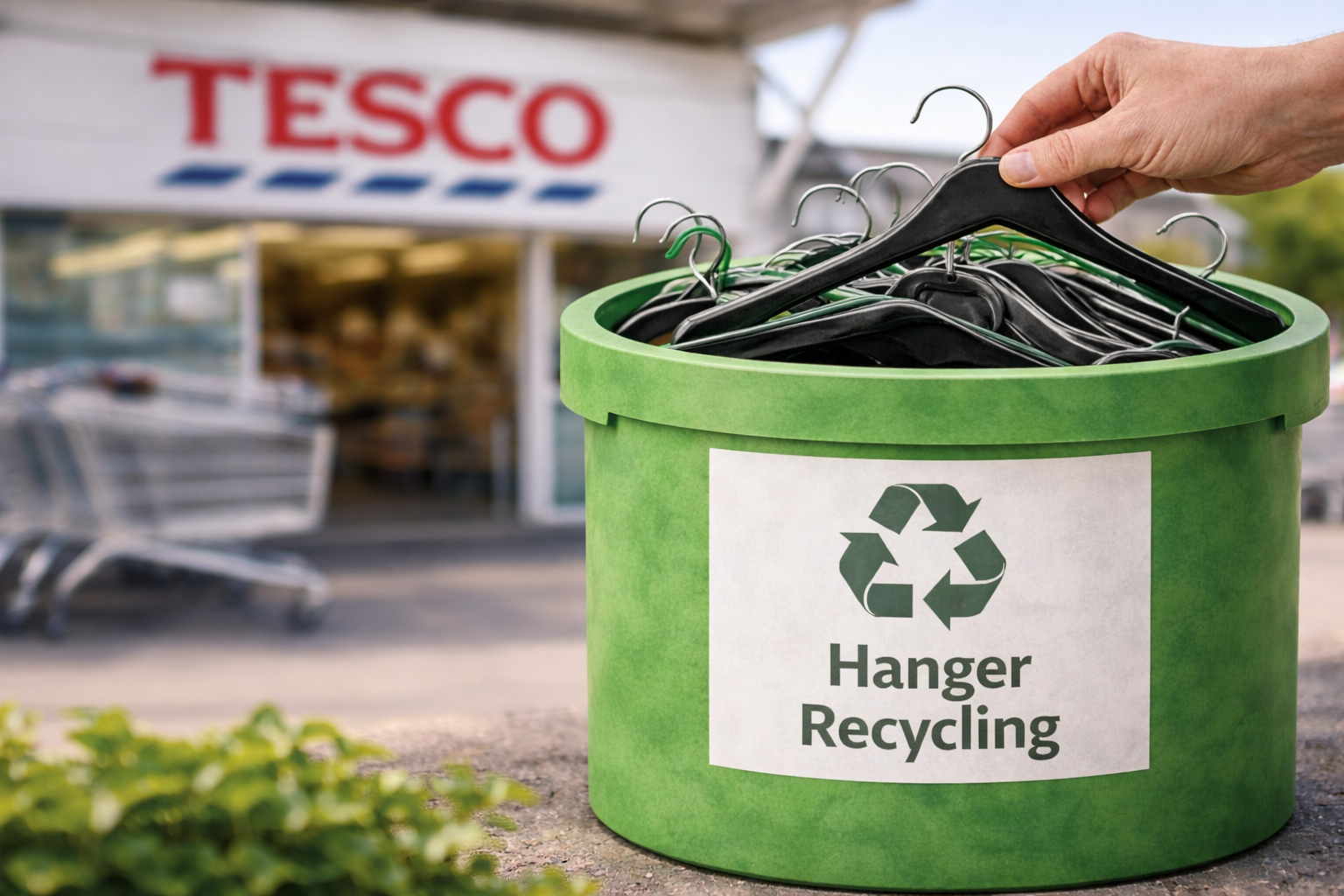 Find Tesco Hanger Recycling Near You