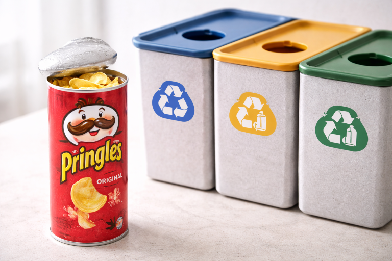 Can Pringles Cans Be Recycled at Tesco in the UK