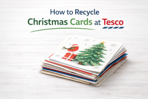 How to Recycle Christmas Cards at Tesco