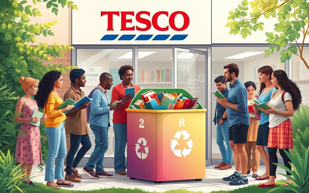 Tesco Book Recycling Process