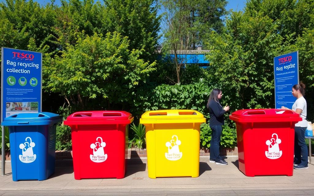 Tesco plastic bag recycling collection points