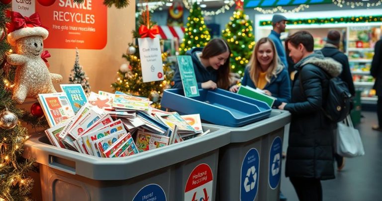 is tesco recycling christmas cards this year