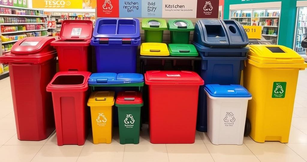 kitchen recycling bins tesco