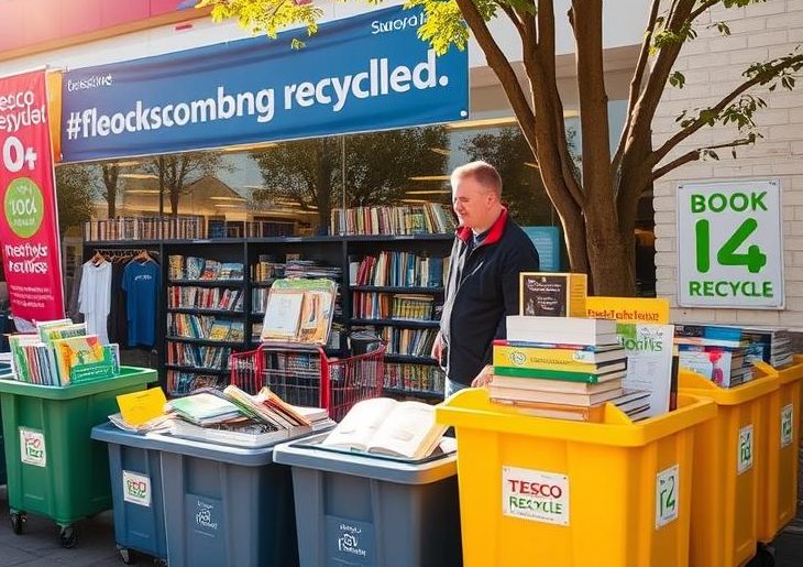 tesco book recycling