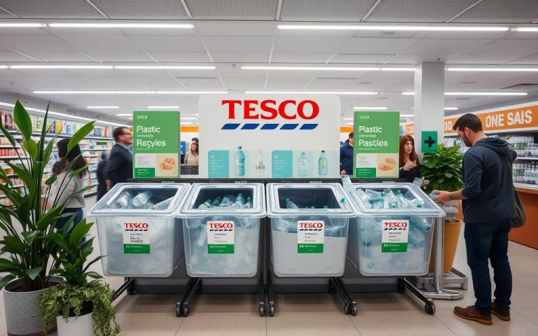 tesco recycling plastic bottles