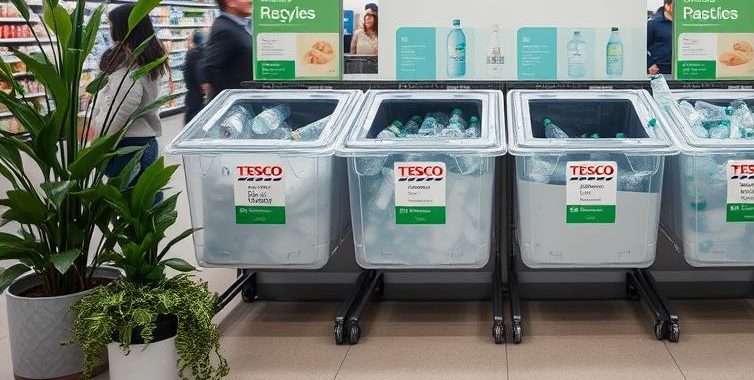 tesco recycling plastic bottles