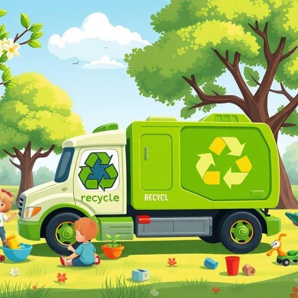 tesco toy recycling truck