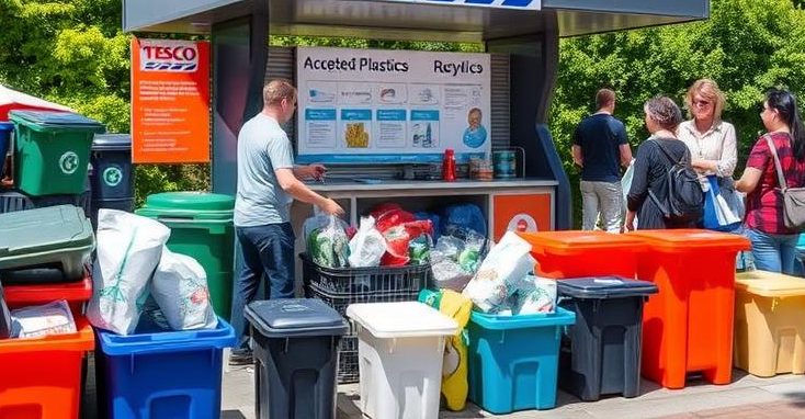 what plastics can be recycled at tesco