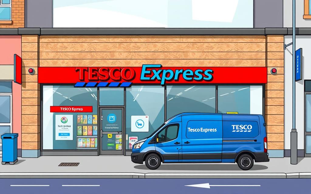 Tesco Express delivery options