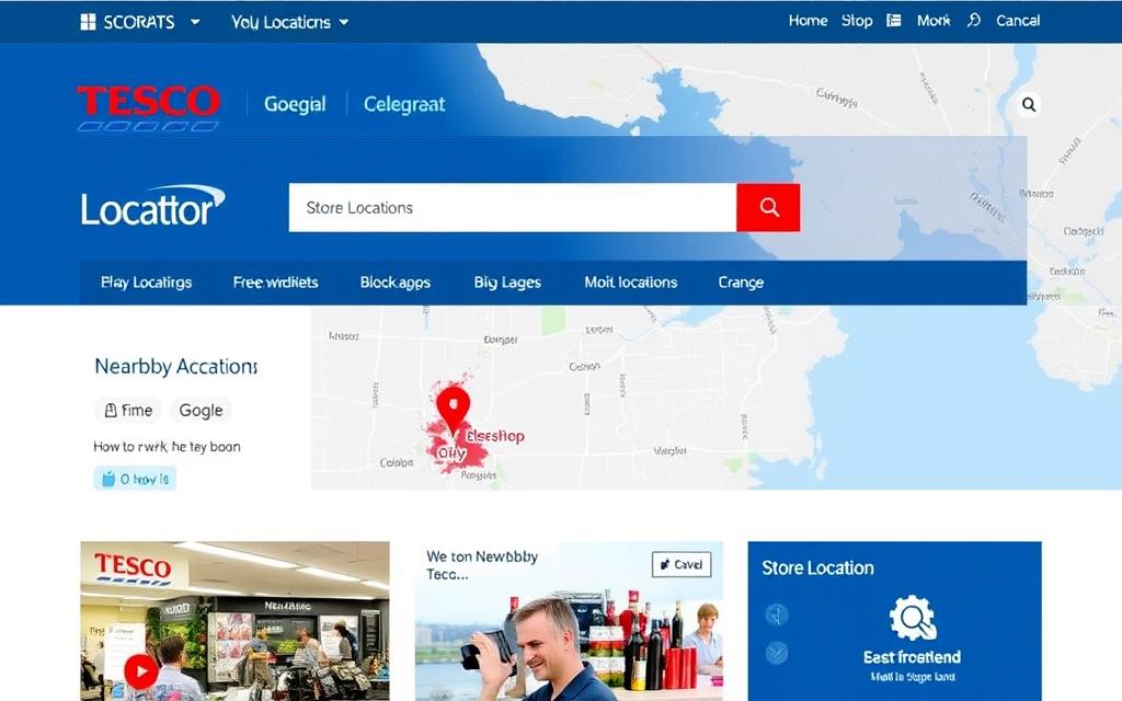 how to use tesco store finder