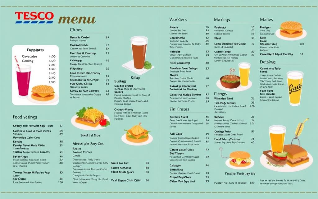 tesco cafe menu