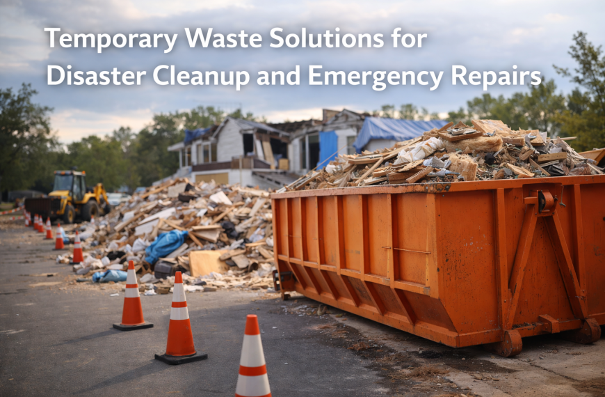 Temporary Waste Solutions for Disaster Cleanup and Emergency Repairs